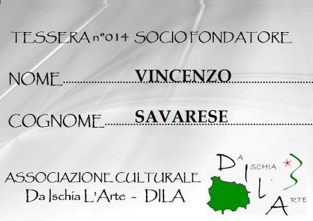 Tessera Fondatore 014 Vincenzo Savarese