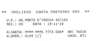 Ticket ufficio postale ischia porto 1