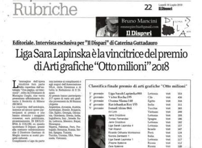 Il Dispari 20180716 – Redazione culturale