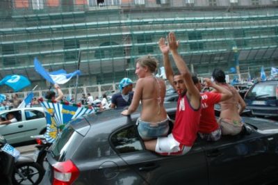 Calcio Napoli foto gruppo 3 promozione serie A 2007