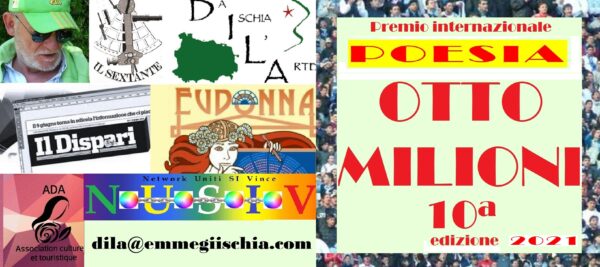 Premio internazionale di poesia OTTO MILIONI decima edizione 2021