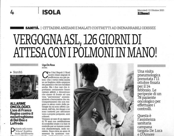 Il Dispari 20211013 – Redazione culturale DILA - ASL Vergogna  