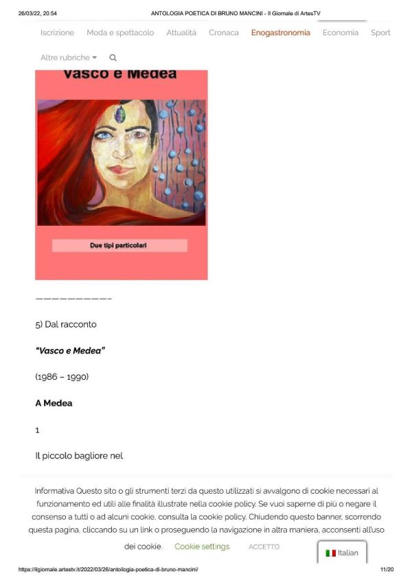 DILA&ARTES 20220326 Bruno Mancini poesie 1