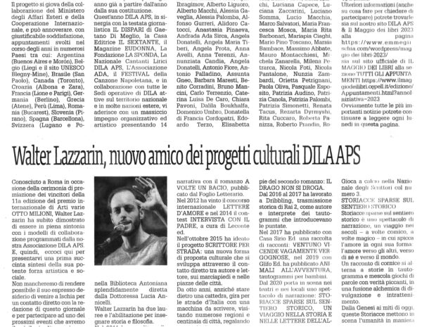 Il Dispari 20230508 – Redazione culturale DILA