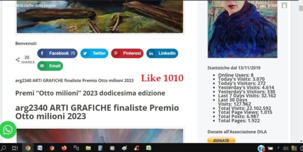 arg2340 ARTI GRAFICHE finaliste Premio Otto milioni 2023