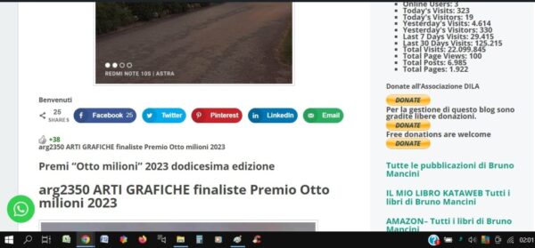 arg2350 ARTI GRAFICHE finaliste Premio Otto milioni 2023