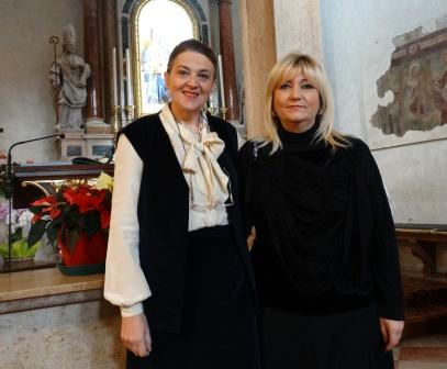 Da sinistra Santina Amici e Paola Occhi