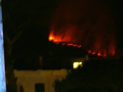 Incendio Montevezzi Ischia