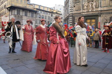 PRESSPHOTO Firenze cavalcata dei Magi e corteo storico in centro: Marco Mori/New Press Photo