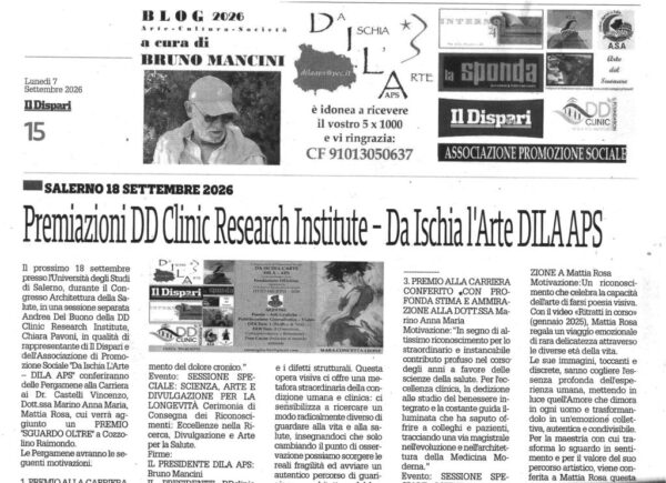 Il Dispari cultura sette settembre 2026 DILA APS