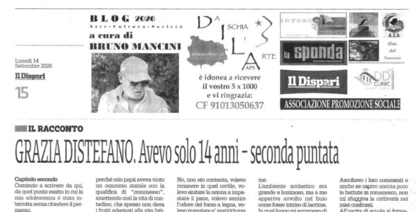 Il Dispari cultura quattordici settembre 2026 DILA APS