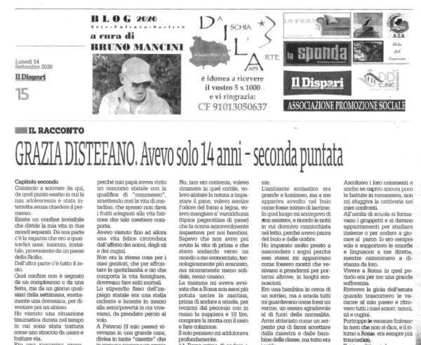 Il Dispari cultura quattordici settembre 2026 DILA APS