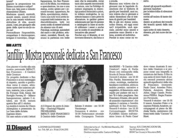 Il Dispari cultura ventuno settembre 2026 DILA APS
