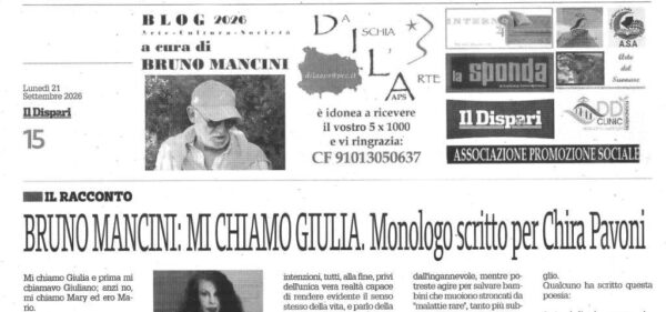 Il Dispari cultura ventuno settembre 2026 DILA APS